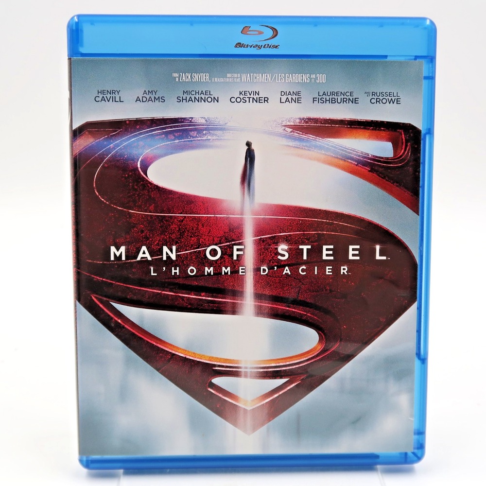 Man of Steel Blu-ray 2013 Superman Movie Warner Home Video PG Zack Snyder